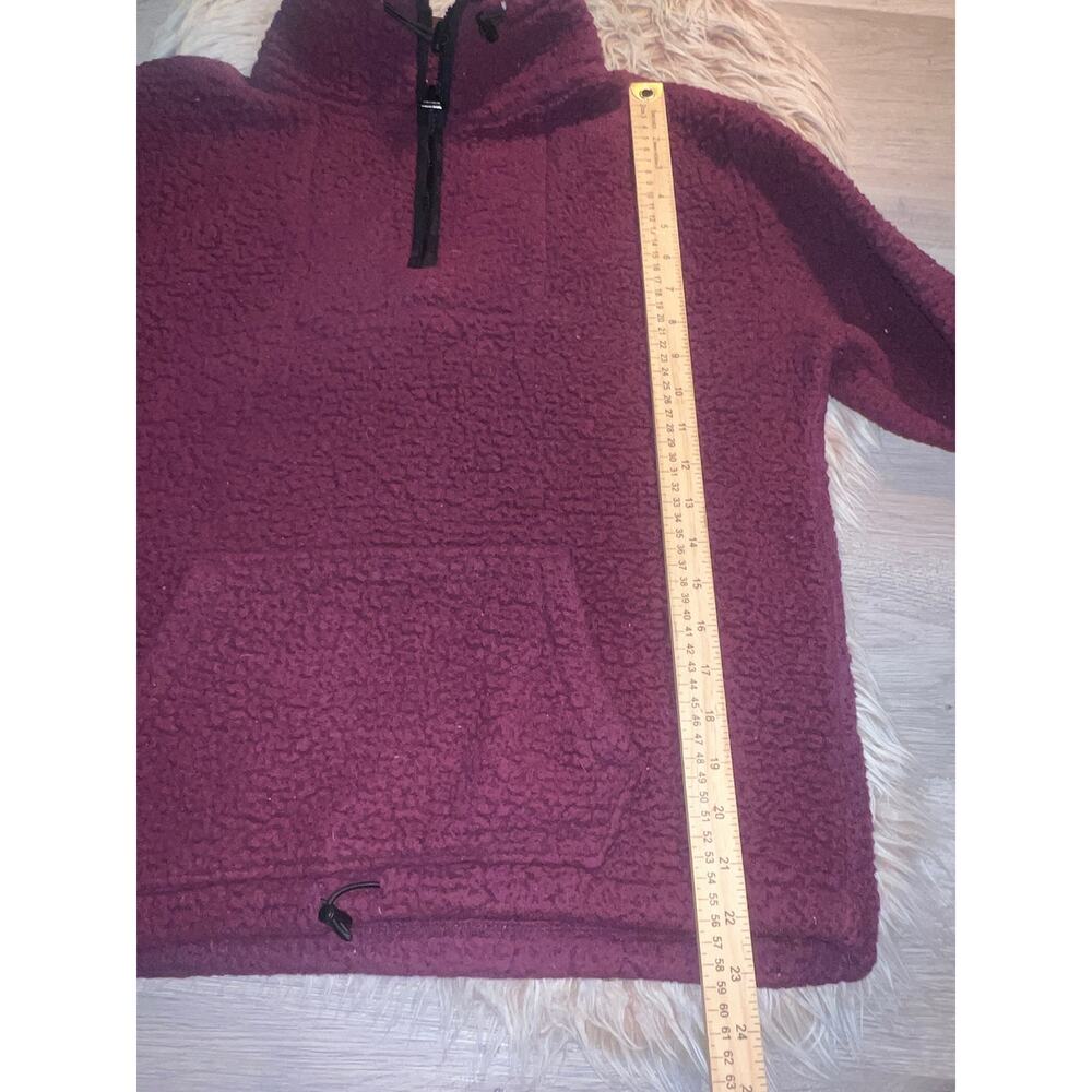 Pink women’s sherpa pullover - Picture 3 of 14